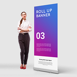 Chicago Economy Retractable Banner Stand & Graphic Print