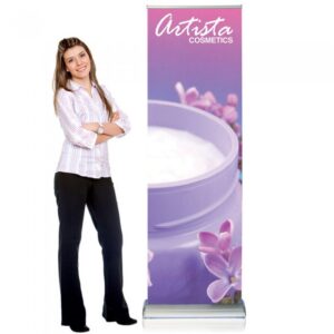 Double Sided 24×74 Retractable Banner Stands