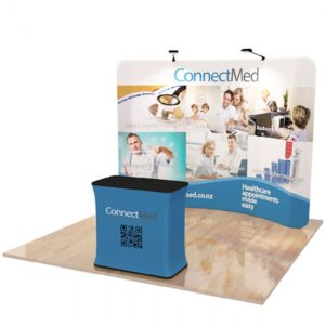 10ft Curve Tension Fabric Display
