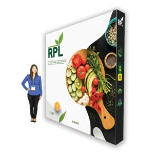 10 x 10 ft Fabric Pop Up Trade Show Display Straight (Graphic Package)