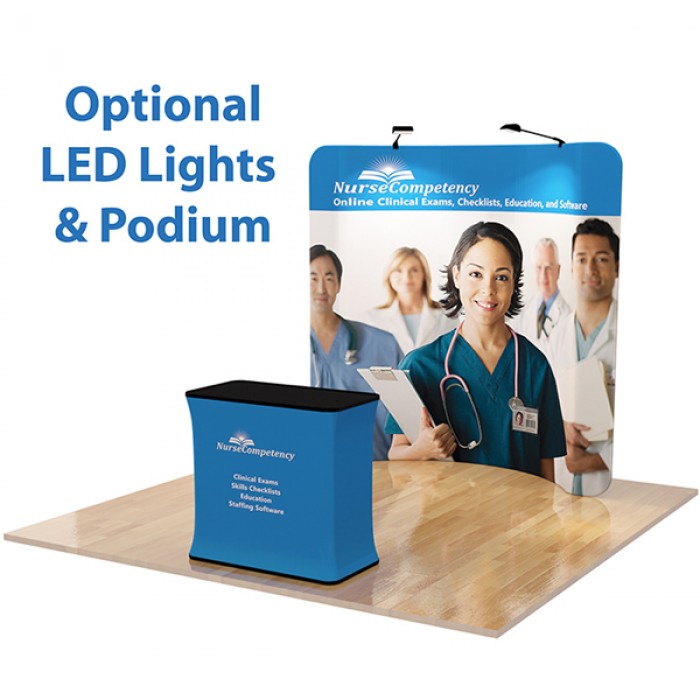 8ft Curve Tension Fabric Display - Image 2