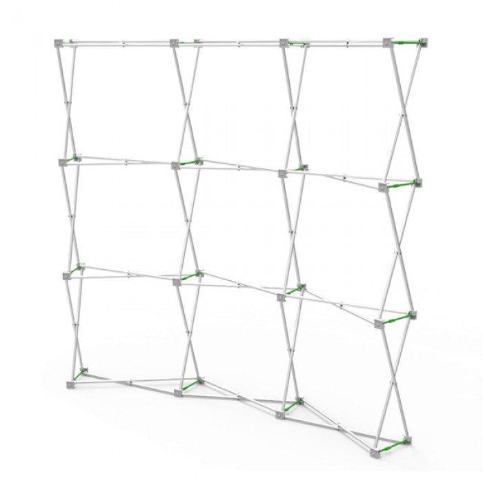 8ft Curve Pop up Fabric Display - Image 3