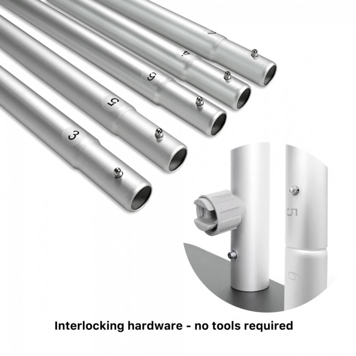 Tension Fabric Stand 36x90 - Single or Double Sided Print - Image 6